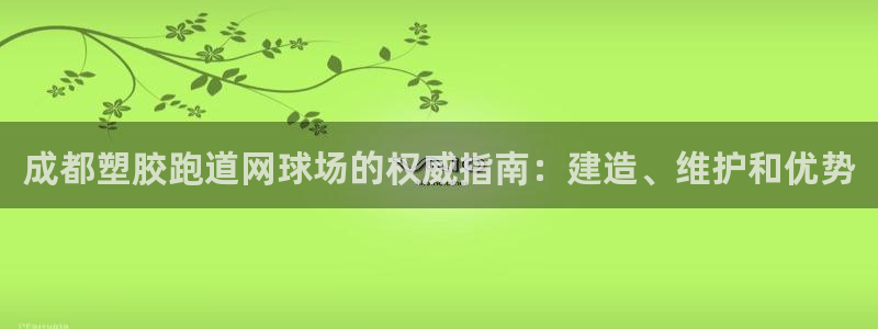 尊龙人生就是博一下阿扎尔：成都塑胶跑道网球场的权威指南：建造、维护和优势