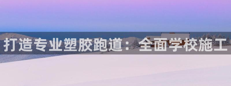 尊龙凯时的生产设备：打造专业塑胶跑道：全面学校施工