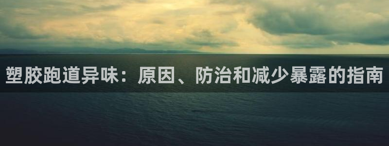 尊龙凯时注册地址：塑胶跑道异味：原因、防治和减少暴露的指南