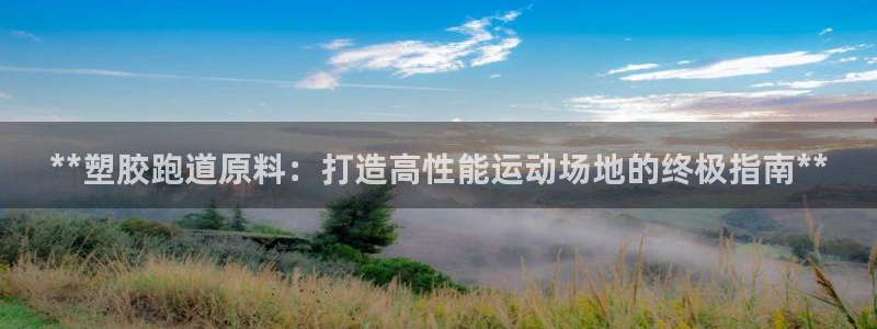 尊龙人生就是博手机版下载：**塑胶跑道原料：打造高性